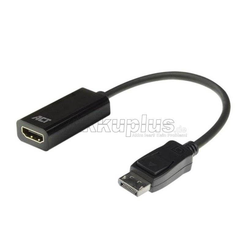 Adapter von DisplayPort-Stecker auf HDMI-Buchse - 4K @ 30 Hz - 0.15 m