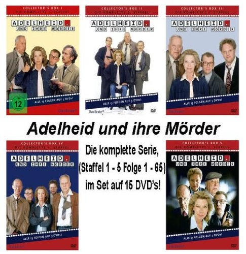 Adelheid und ihre Mörder - Adelheid Box - 1-5 Komplett-Set (Folge 01-65) (15 DVDs)