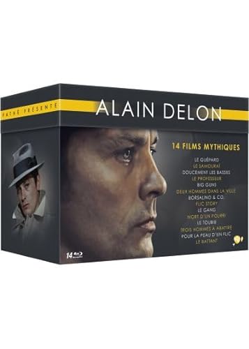 Alain Delon Mythical films Collection - 14-Disc Box Set ( Il gattopardo / Le Samouraï / Doucement les basses / La prima notte di quiete / Tony Arzenta / Deux ho [ Französische Import ] (Blu-Ray)