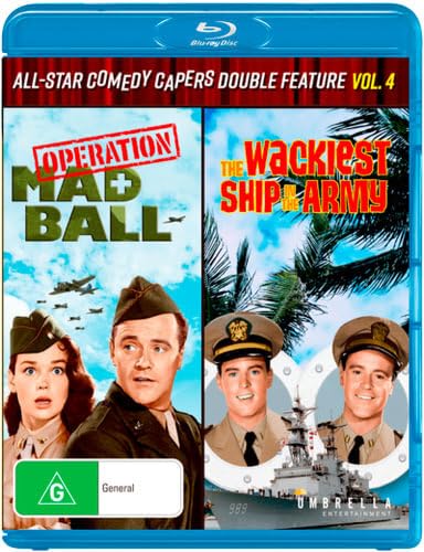 All-Star Comedy Capers Double Feature Volume 4: Operation Mad Ball / Wackiest Ship in the Army [Region B] [Blu-ray]