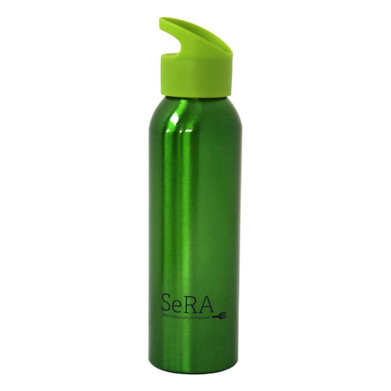 Aluminium Outdoor Trinkflasche Flasche mit Schraubverschluss 650 ml Lime Grün von Default