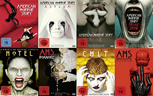 American Horror Story Staffel 1-8 (1+2+3+4+5+6+7+8, 1 bis 8) [DVD Set]