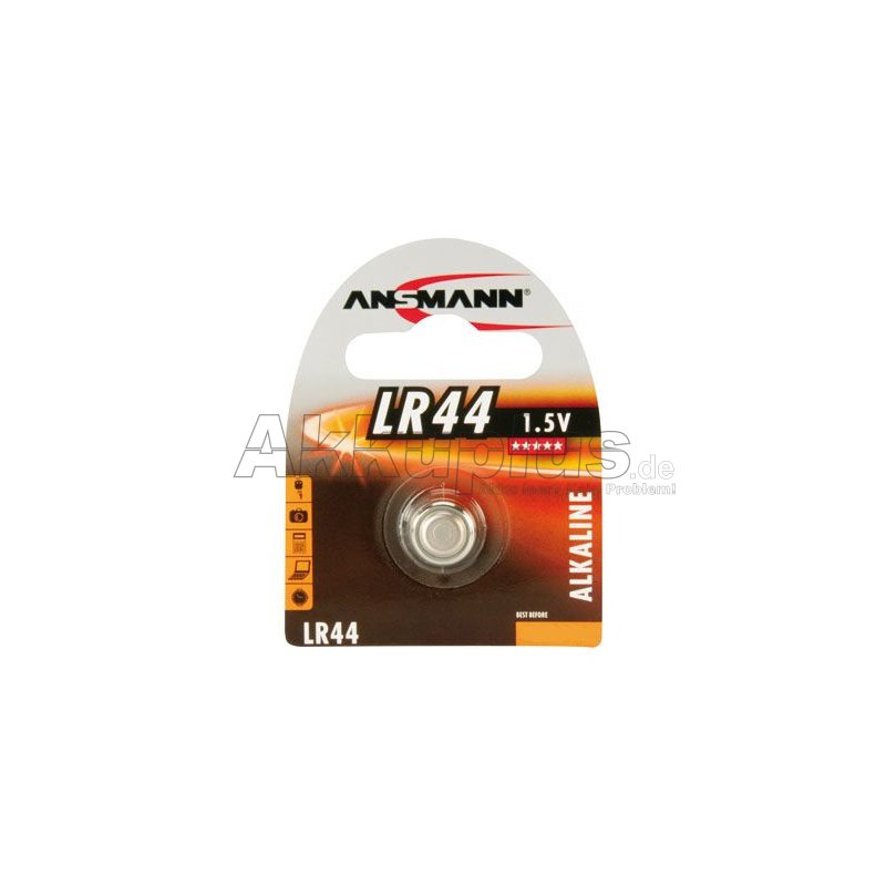 Ansmann - LR44 / A76 / V13GA - 1,5 Volt 115mAh AlMn