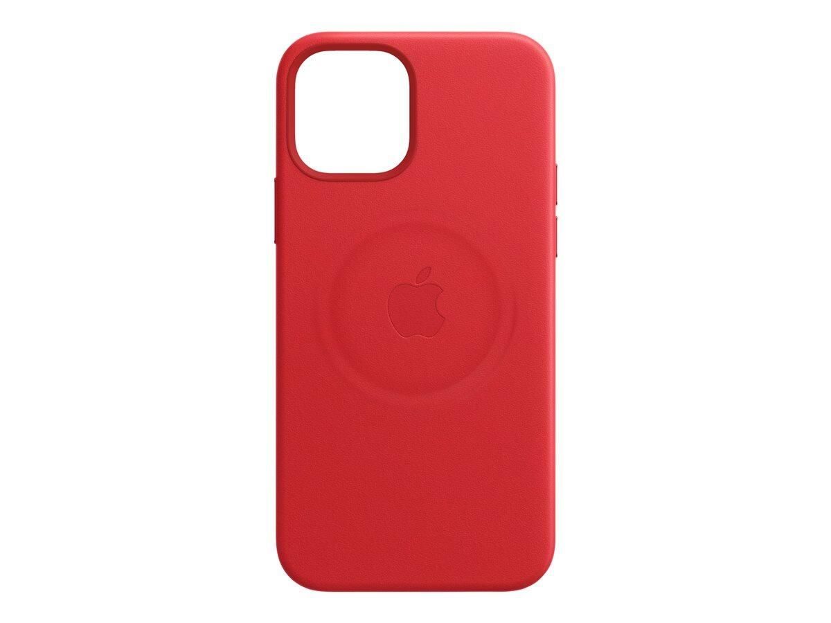 Apple Leder Case mit MagSafe für Apple iPhone 12 mini, rot