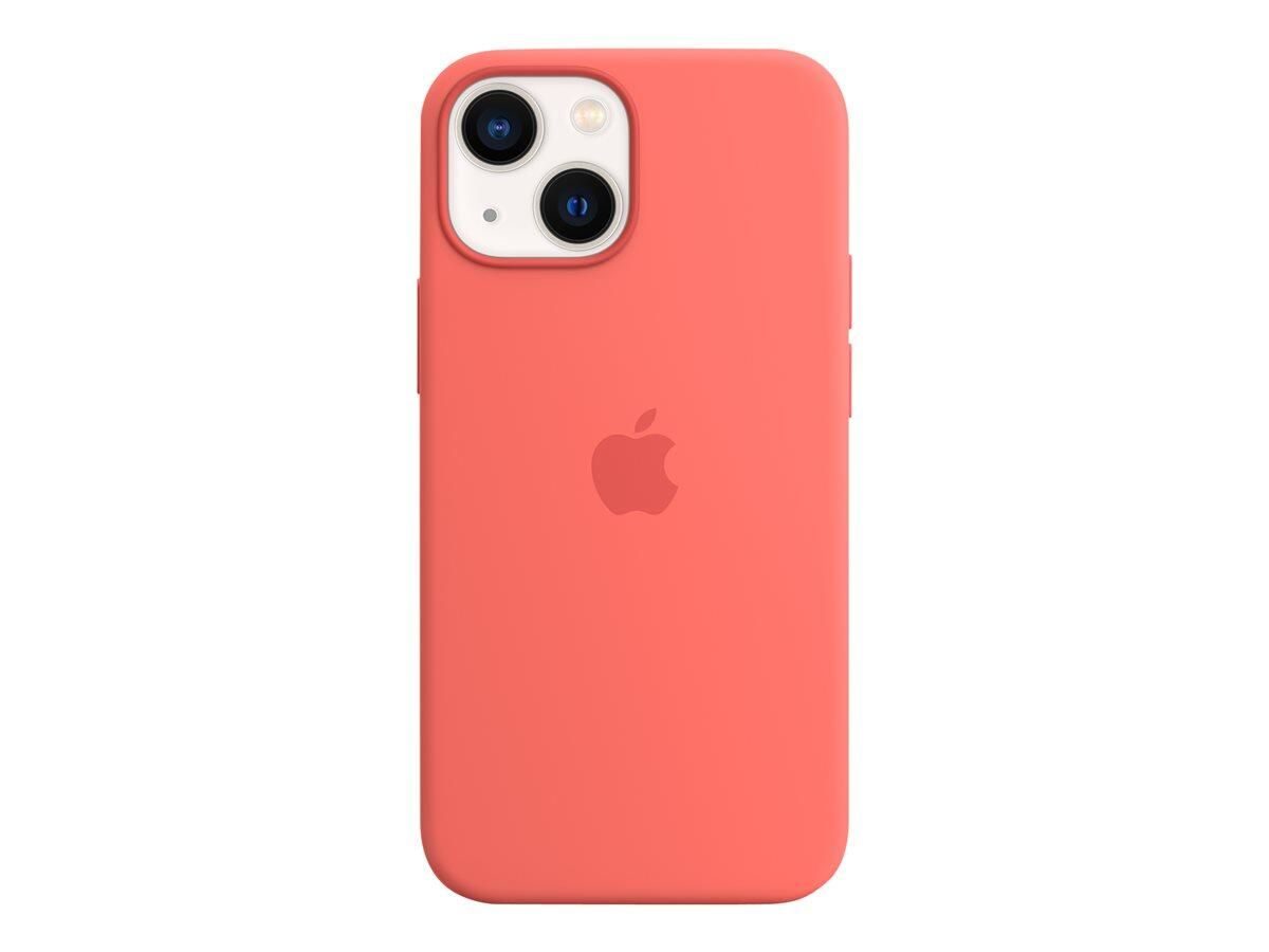 Apple Silikon Case mit MagSafe für Apple iPhone 13 mini, pink pomelo