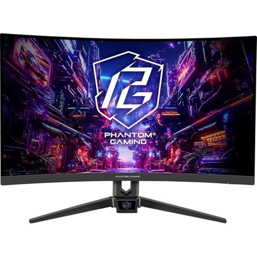 Asrock PG27FRS1A Monitor PC 68,6 cm [27] 1920 x 1080 Pixel Full HD LCD Nero (Asrock 27 FHD Curved Gaming Monitor [PG27FRS1A], 1920 x 1080, 1ms, 2 HDMI, DP, 280Hz, 95% DCI-P3, FreeSync, VESA)