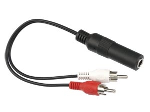 S-IMPULS Audio-Adapterkabel, 0,2 m, stereo von S-IMPULS