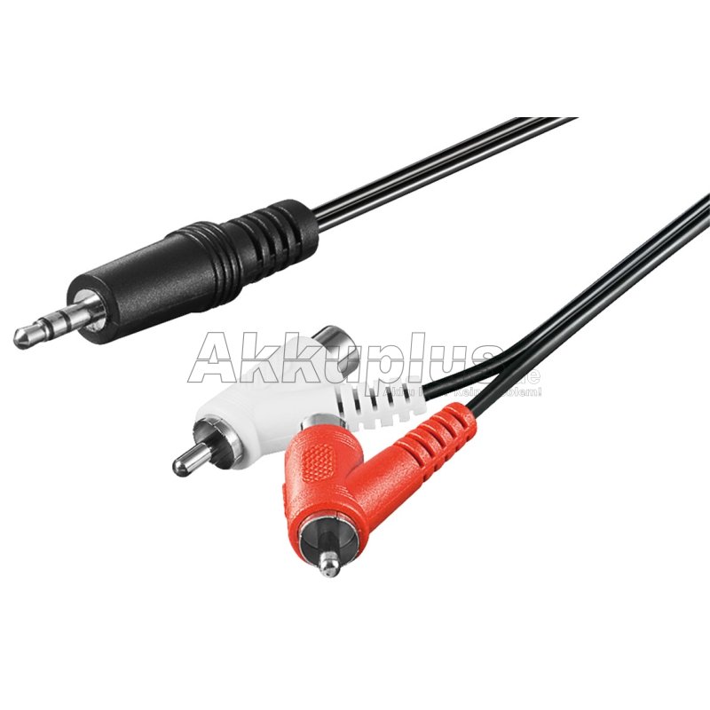 Audio Adapterkabel, 3,5 mm Stecker zu Cinch Stecker/Buchse