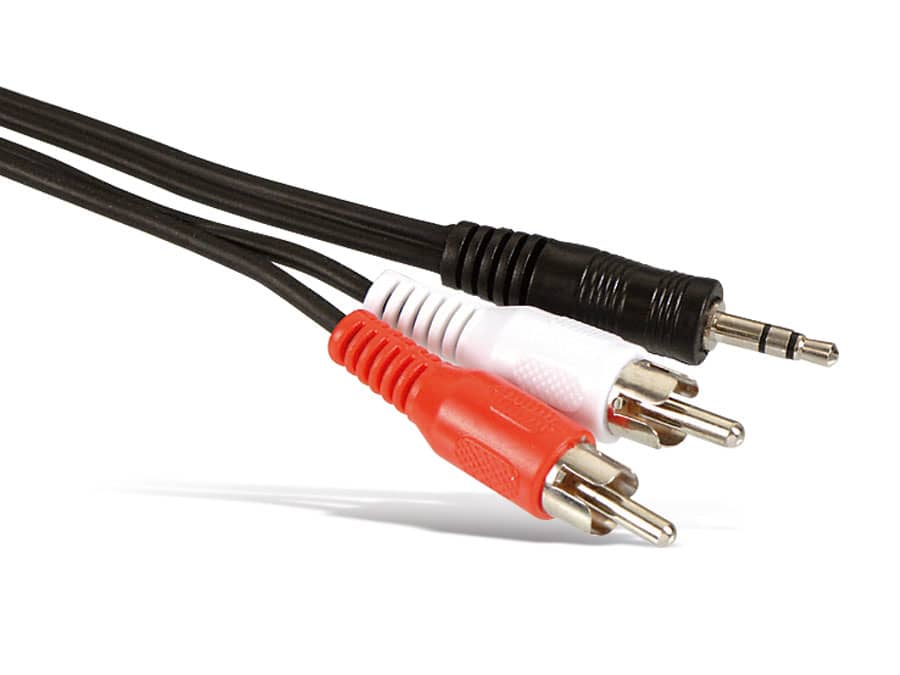 S-IMPULS Audio-Adapterkabel Klinke 3,5 mm auf Cinch, 5 m von S-IMPULS