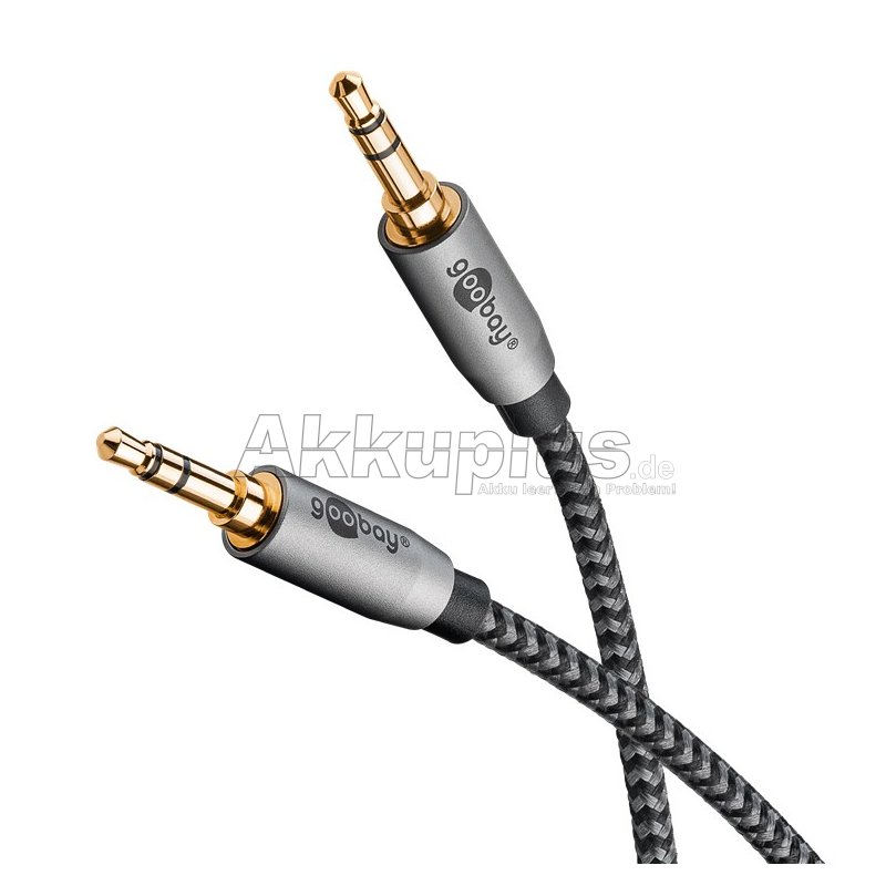 Audio Verbindungskabel AUX, 3,5 mm stereo, 2 m