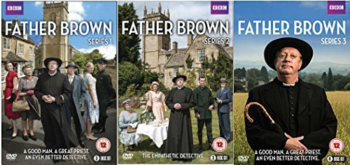 BBC TV drama Father Brown Series 1, 2 and 3 Complete DVD Collection with all 30 episodes by Mark Williams von Network request failed