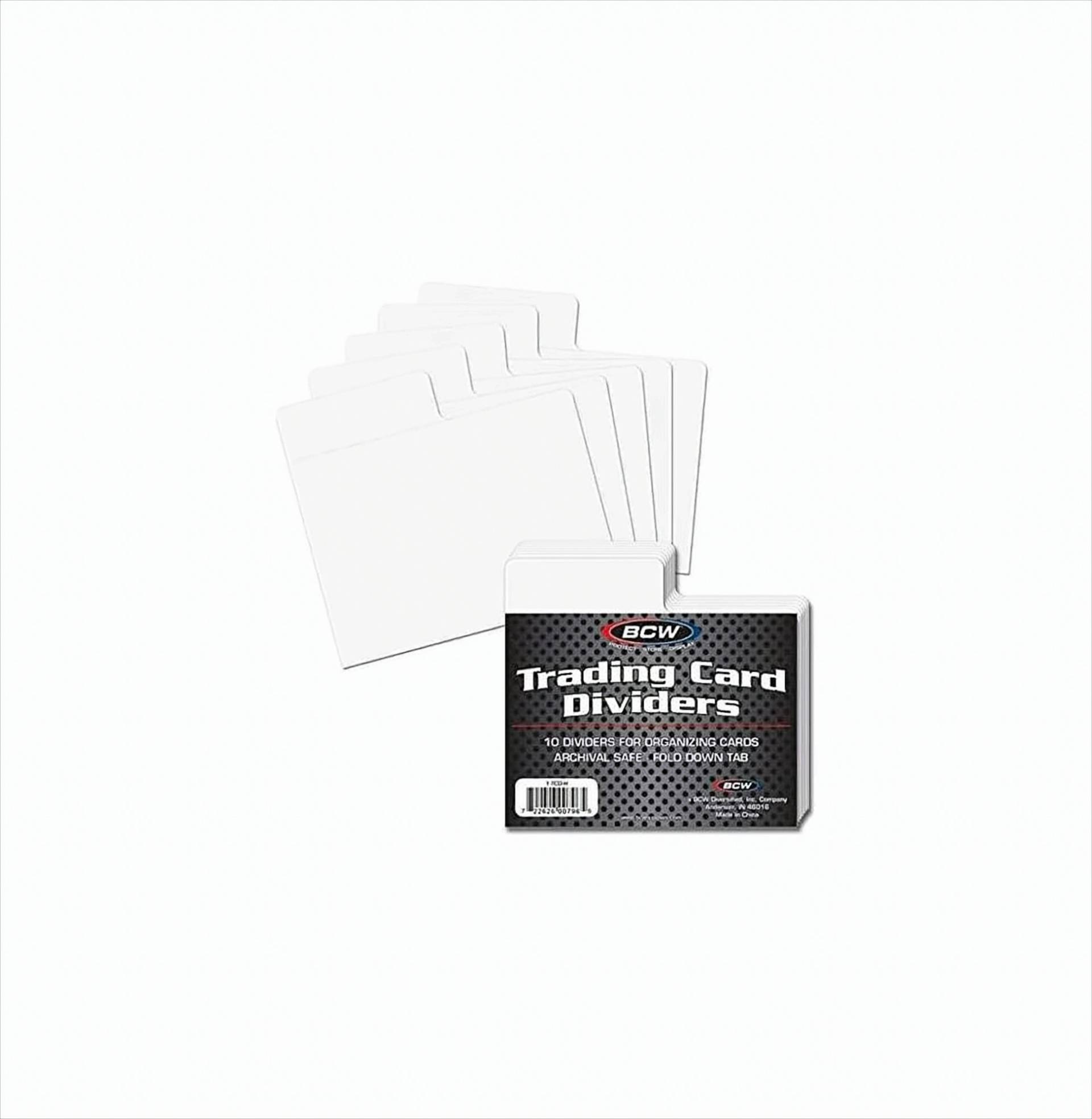 BCW Trading Card Dividers horizontal (10 ct.)