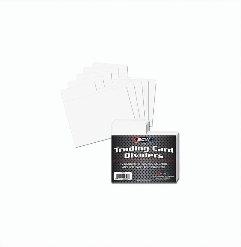 BCW Trading Card Dividers horizontal (10 ct.)