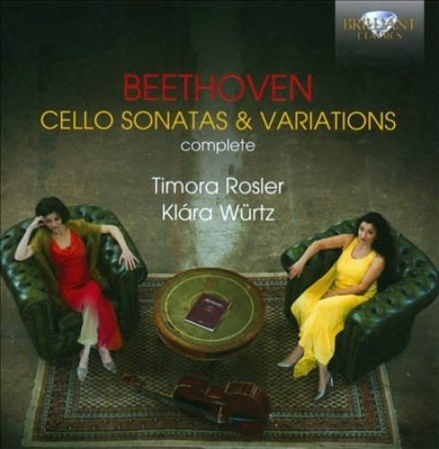 BEETHOVEN LUDWIG VAN - ROSLER TIMORA - WURTZ KLARA - CELLO SONATAS & VARIATIONS - COMPLETE (2 CD)