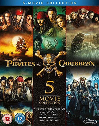 BLU-RAY - Pirates Of The Caribbean 1-5 (1 Blu-ray) von BEYEAH