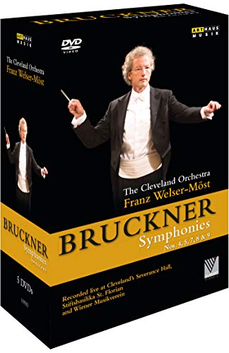 BRUCKNER / WELSER-MOST / CLEVELAND ORCHESTRA - ANTON BRUCKNER: SYMPHONIES NOS 4 5 7 8 & 9 (1 DVD)
