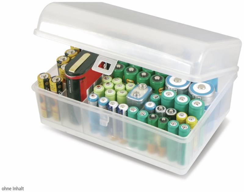 Batterie-Box, 10 Fächer von Pollin Electronic GmbH