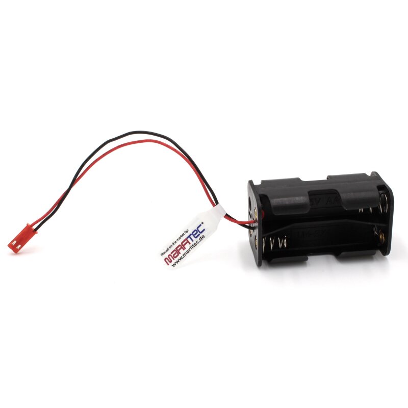 Batterie Box kompatibel mit JST BEC - 4 x AA - 6 V Batterie Box kompatibel mit JST BEC - 4 x AA - 6 V