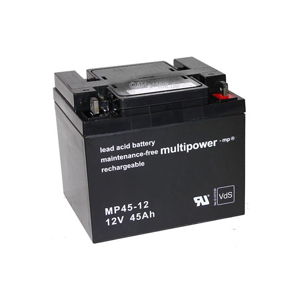 Blei Gel Akku Multipower MP45-12 baugl. Panasonic LC-P1242AP Fiamm FG24204 Ex... Blei Gel Akku Multipower MP45-12 baugl. Panasonic LC-P1242AP Fiamm FG24204 Ex...