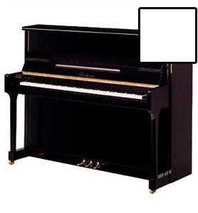 Blüthner Modell C Klavier, 118 cm, weiß poliert