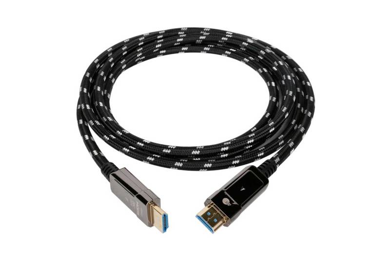 Boaacoustic Evolution BLACK.armor-aoc.2.1 AOC Hybrid HDMI 2.1 Kabel - 5,0 Meter von Boaacoustic