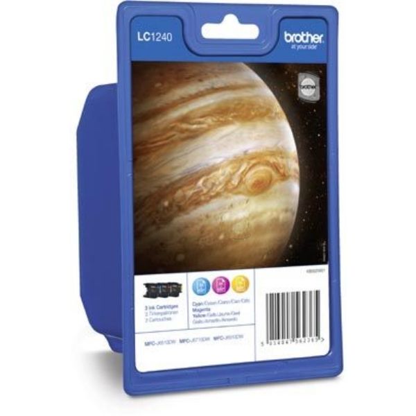 Brother LC-1240RBWBPDR Original Tintenpatrone MultiPack C,M,Y Blister