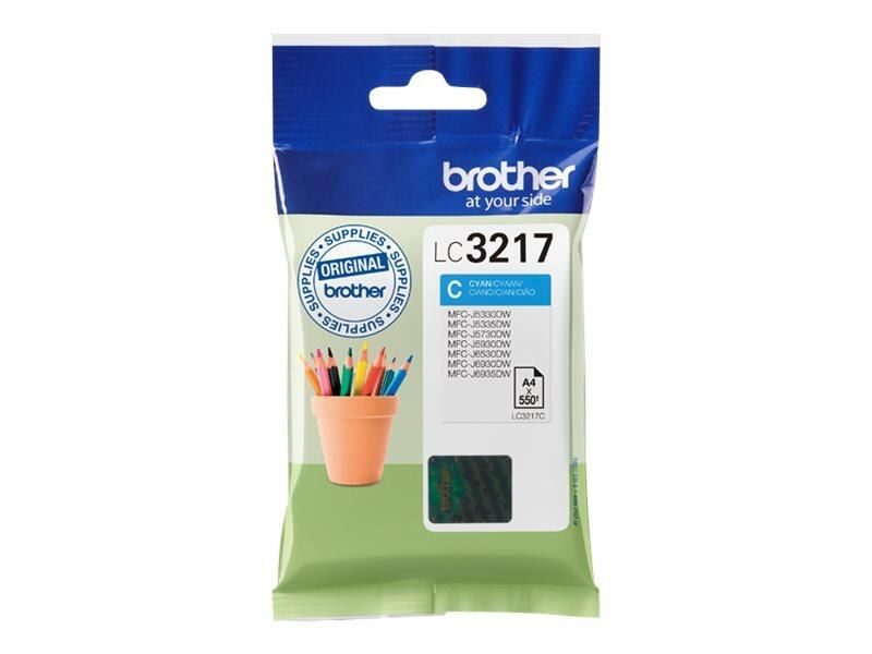 Brother Original LC-3217C Druckerpatrone 550 Seiten (LC3217C)