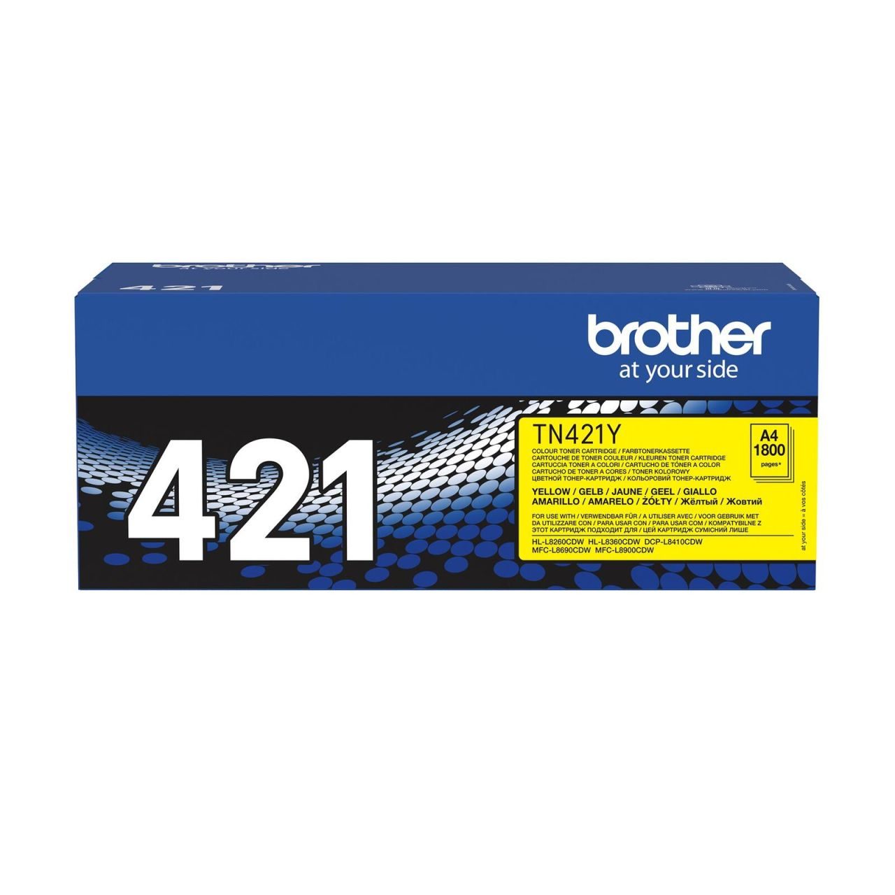 Brother Original TN421Y Toner gelb 1.800 Seiten (für HL-L8260CDW, L8360CDW)(TN421Y)