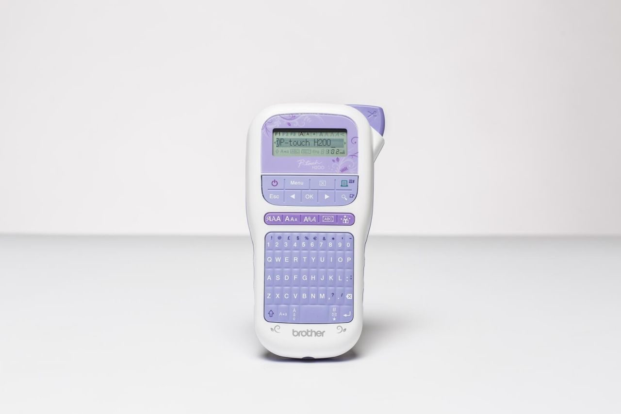 Brother P-touch PT-H200 mobiles Beschriftungsgerät (Thermotransfer, 20 mm/Sekunde, 180dpi, Qwertz)(PTH200ZG1)
