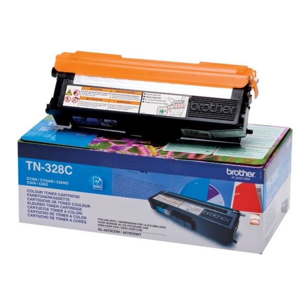 Brother TN-328C Original Toner cyan Brother TN-328C Original Toner cyan