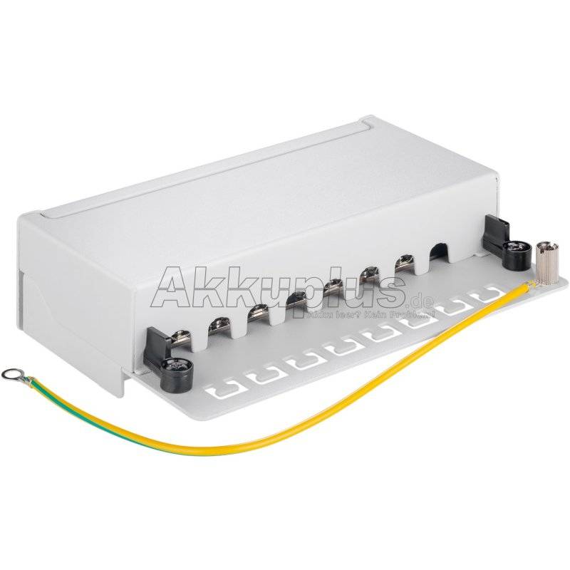 CAT 5e Mini/Desktop Patch Panel, 8 Port, (1 HE)