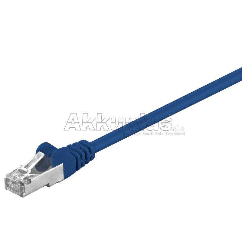 CAT 5e Patchkabel, F/UTP, blau