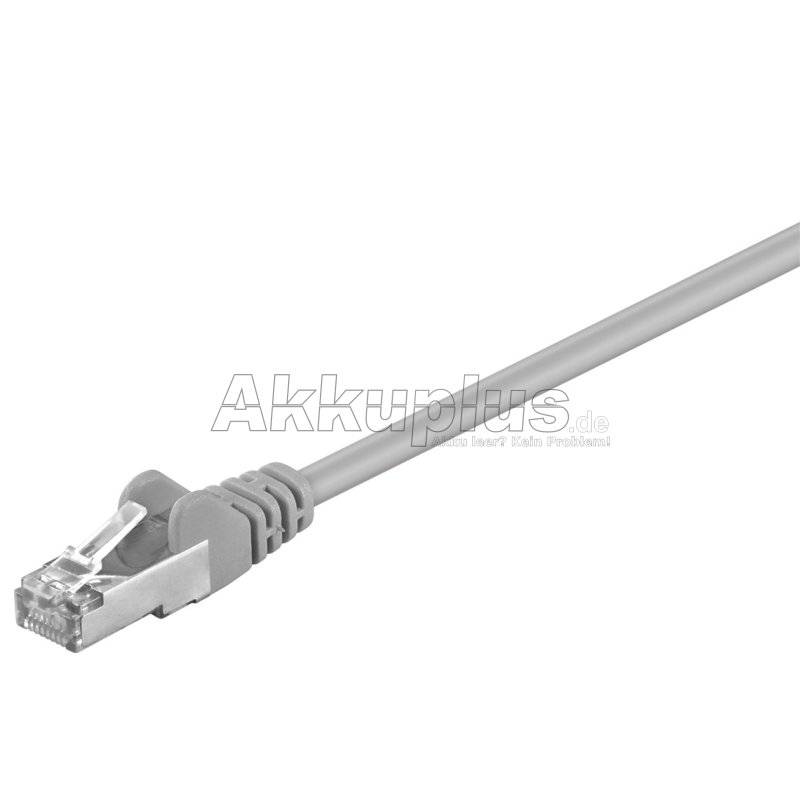 CAT 5e Patchkabel, F/UTP, grau