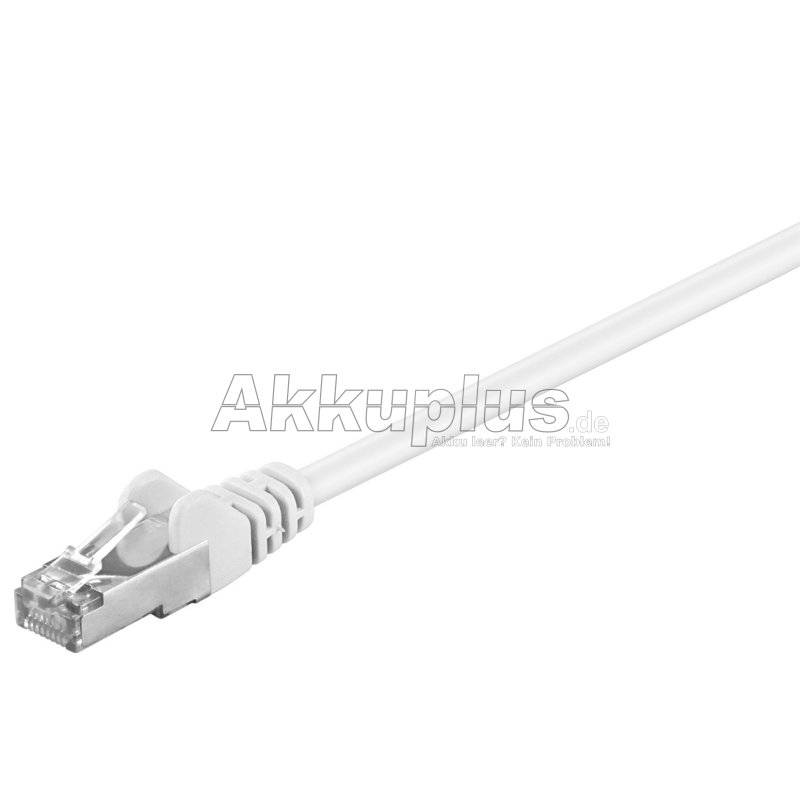 CAT 5e Patchkabel, SF/UTP, weiß