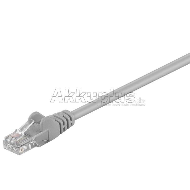 CAT 5e Patchkabel, U/UTP, grau