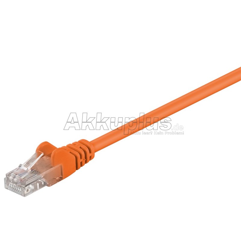 CAT 5e Patchkabel, U/UTP, orange