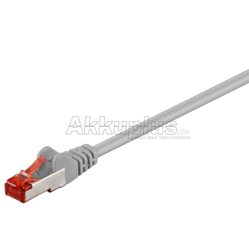 CAT 6 Patchkabel, S/FTP (PiMF), grau