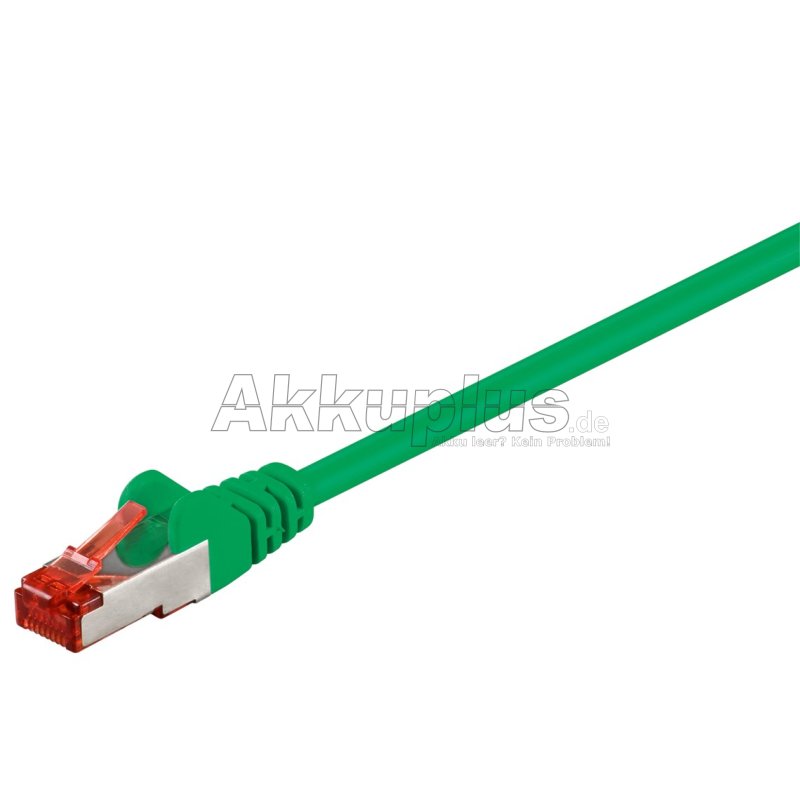 CAT 6 Patchkabel, S/FTP (PiMF), grün