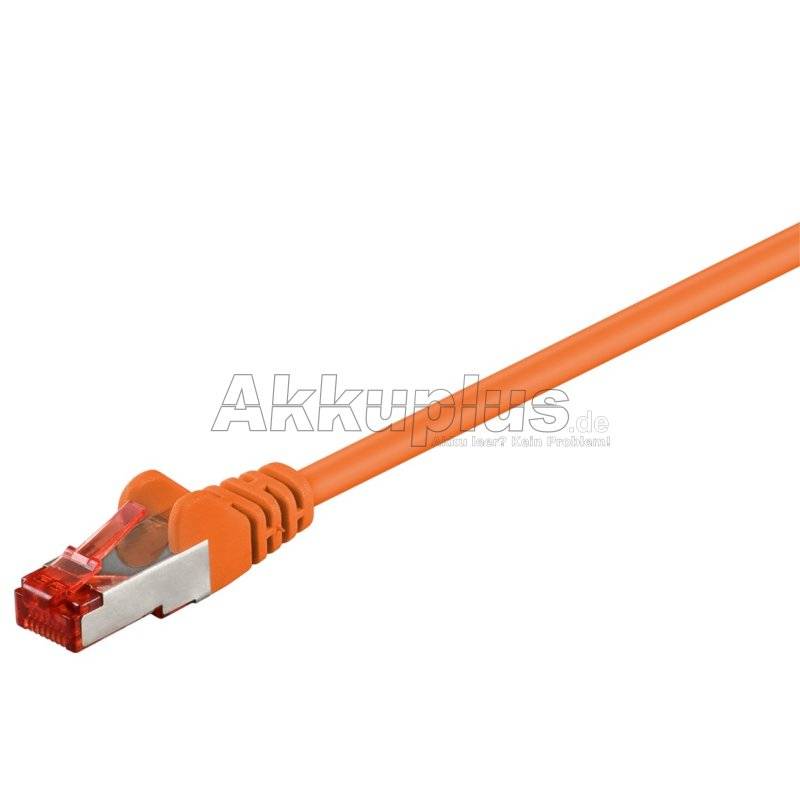 CAT 6 Patchkabel, S/FTP (PiMF), orange