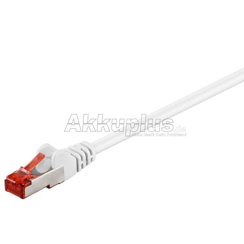 CAT 6 Patchkabel, S/FTP (PiMF), weiß