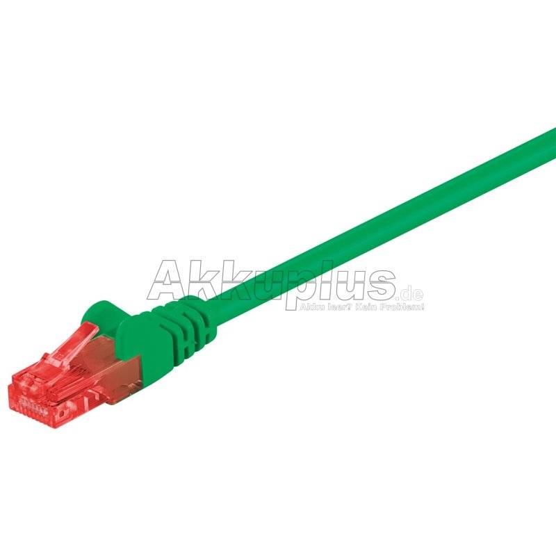 CAT 6 Patchkabel, U/UTP, grün