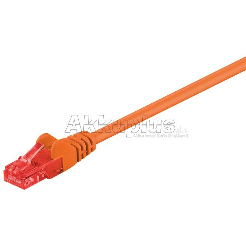 CAT 6 Patchkabel, U/UTP, orange