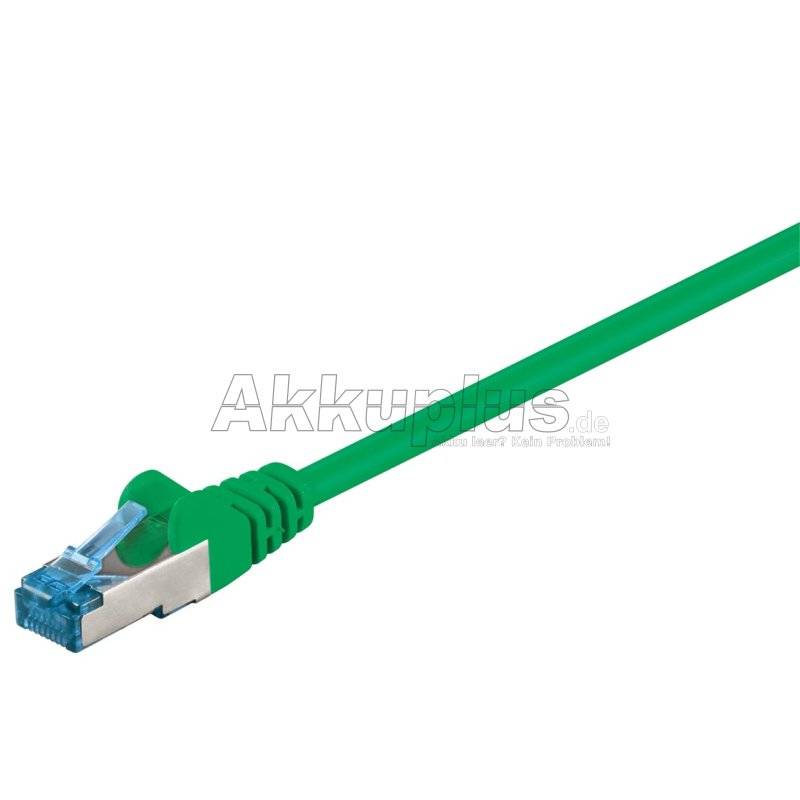 CAT 6A Patchkabel, S/FTP (PiMF), grün