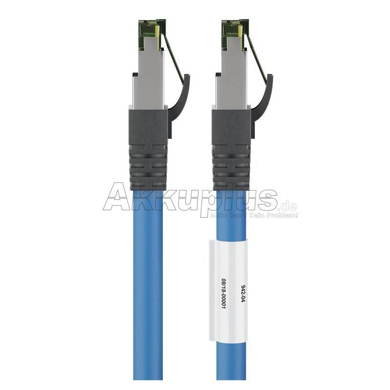 CAT 8.1 Patchkabel, S/FTP (PiMF), blau