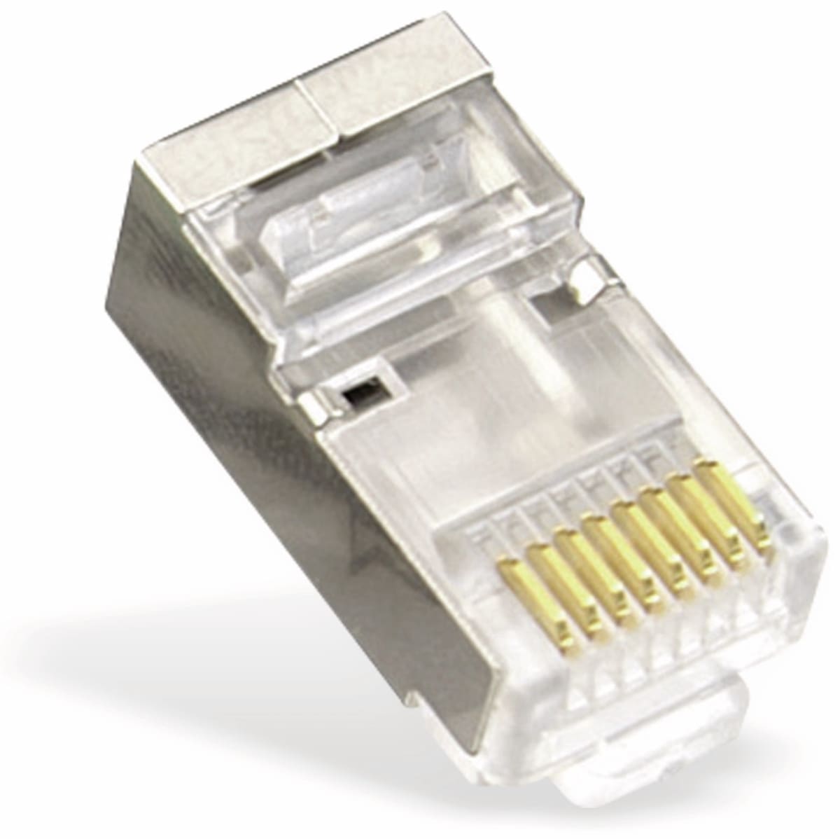 CAT.5 RJ45-Stecker, transparent