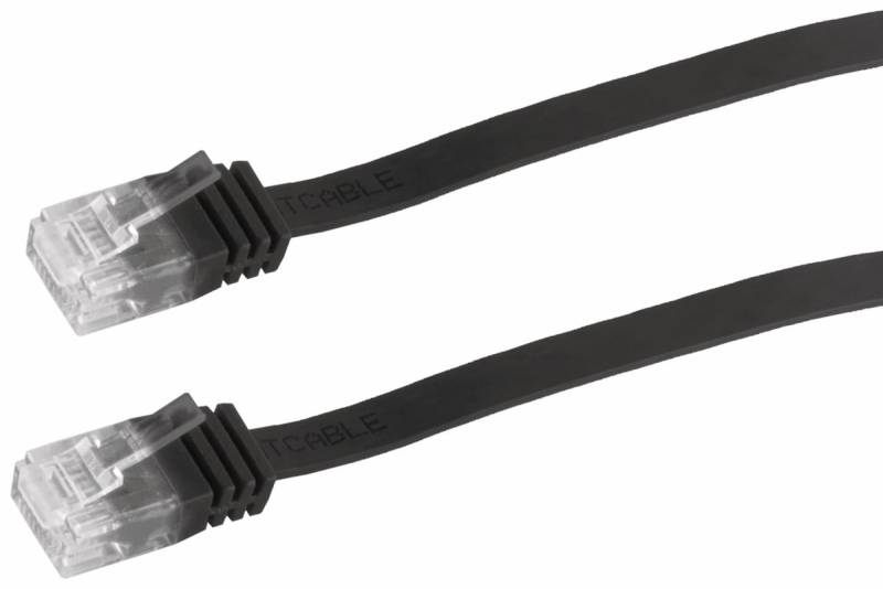 CAT.6 Patchkabel, 15 m, schwarz