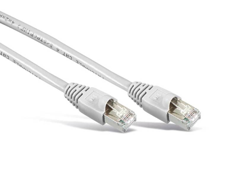S-IMPULS CAT.6 Patchkabel, 5 m, grau, S-FTP, PIMF von S-IMPULS