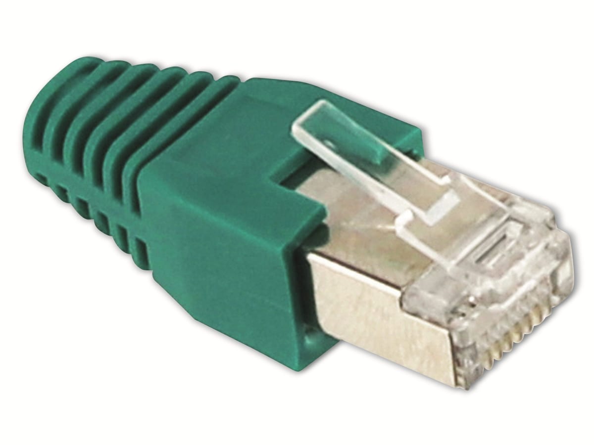 S-IMPULS CAT.6 RJ45-Stecker mit Führungskamm, grün, 10 Stück S-IMPULS CAT.6 RJ45-Stecker mit Führungskamm, grün, 10 Stück von S-IMPULS