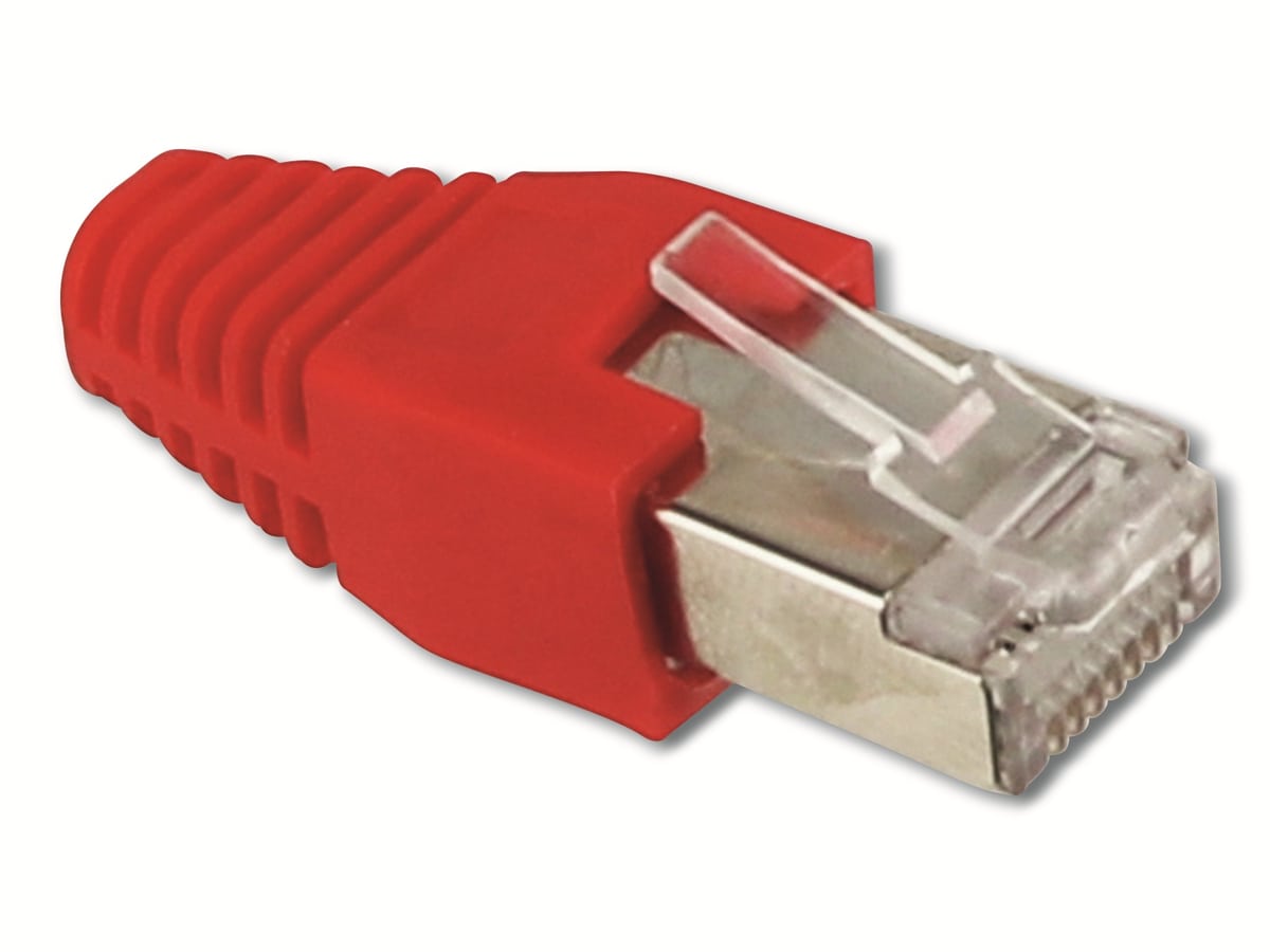 S-IMPULS CAT.6 RJ45-Stecker mit Führungskamm, rot, 10 Stück S-IMPULS CAT.6 RJ45-Stecker mit Führungskamm, rot, 10 Stück von S-IMPULS