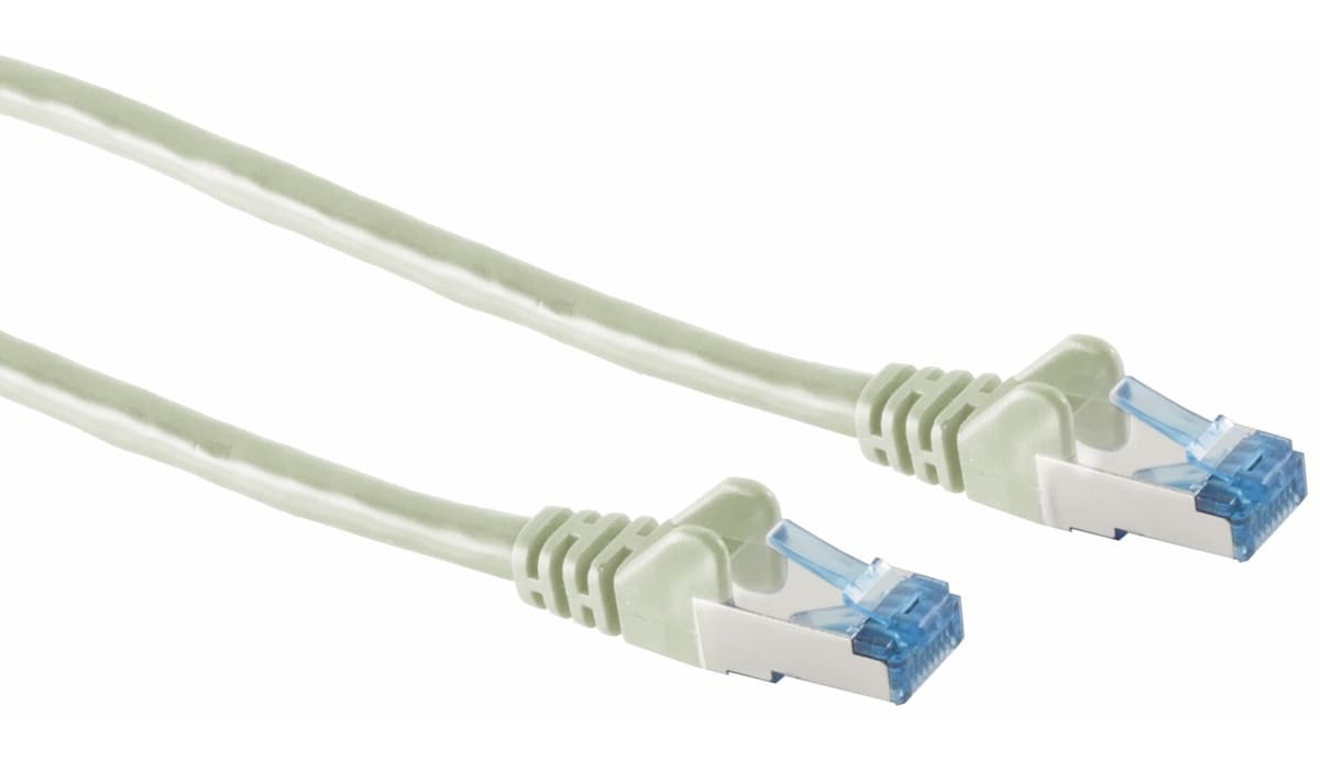 CAT.6A Patchkabel, 0,5 m, grau